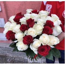 Букет из 37 эквадорских роз