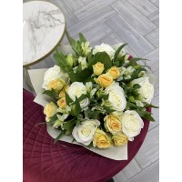 Букет в светлых тонах