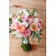 Свадебный букет с розами Вувузела и фрезией