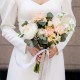 Букет невесты в бело-кремовых тонах